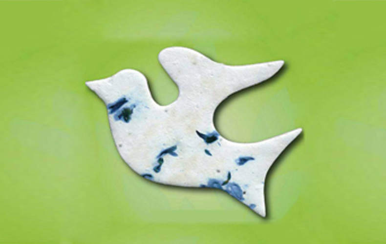 Peace Dove Seeded Ornament Peace Dove Seeded Ornament
